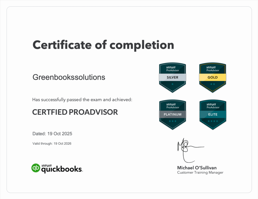 QuickBooks Desktop ProAdvisor Certification 2025-2026